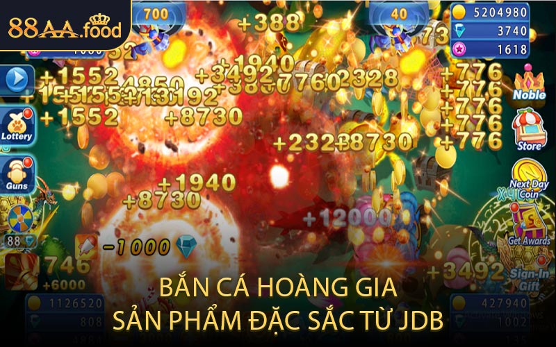 Colorful gaming interface with rewards